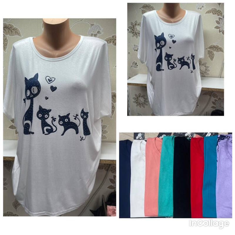 Bluzki damskie Roz L-3XL, Mix Kolor Paczka 12 szt